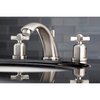 Kingston Brass KB8968ZX 8" Widespread Bathroom Faucet, Brushed Nickel KB8968ZX